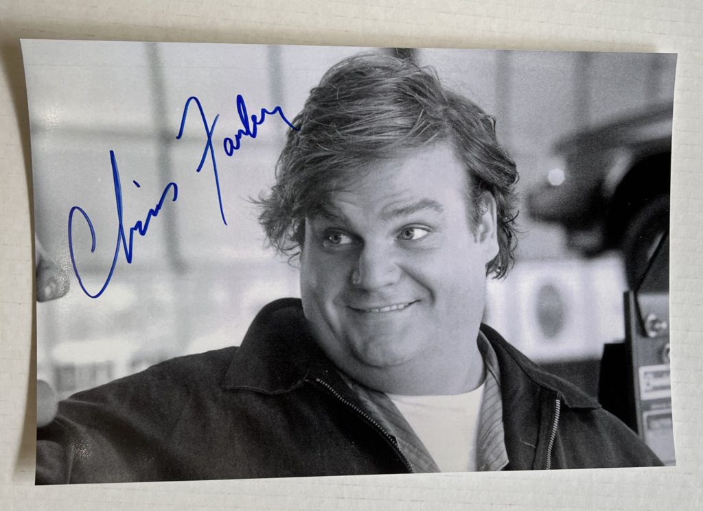 CHRIS FARLEY DAVID SPADE signed autographed photo COA Hologram main image 1