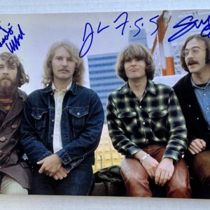 Creedence Clearwater Revival band signed autographed 8×12 photo John Fogerty autographs CCR Prime Autographs - Top Celebrity Signatures Celebrity Signatures