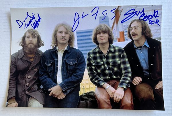 Creedence Clearwater Revival band signed autographed 8×12 photo John Fogerty autographs CCR Prime Autographs - Top Celebrity Signatures Celebrity Signatures