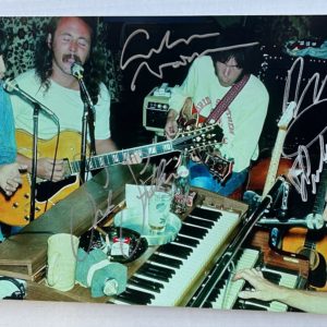 Crosby, Stills, Nash & Young band signed autographed 8×12 photo Neil Young David Crosby autographs Prime Autographs - Top Celebrity Signatures Celebrity Signatures