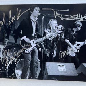 The Sex Pistols band signed autographed 8×12 photo Johnny Rotten autographs Prime Autographs - Top Celebrity Signatures Celebrity Signatures