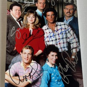 Cheers cast signed autographed 8×12 photo Danson Grammer Prime Autographs - Top Celebrity Signatures Celebrity Signatures