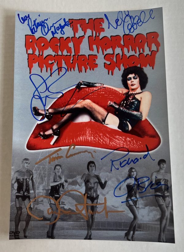 The Rocky Horror Picture Show cast autographed 8×12 Curry Prime Autographs - Top Celebrity Signatures Celebrity Signatures