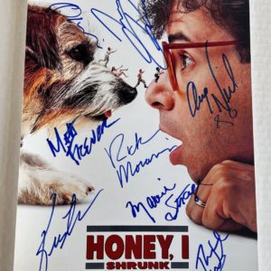 Honey I Shrunk The Kids cast autograph 8×12 photo Moranis Prime Autographs - Top Celebrity Signatures Celebrity Signatures