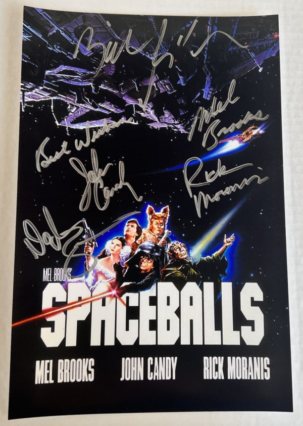 Spaceballs cast autograph 8×12 photo Candy Moranis Brooks Prime Autographs - Top Celebrity Signatures Celebrity Signatures