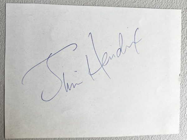 Jimi Hendrix signed autographed 6×4 inch album page JH Experience autographs photo Prime Autographs - Top Celebrity Signatures Celebrity Signatures