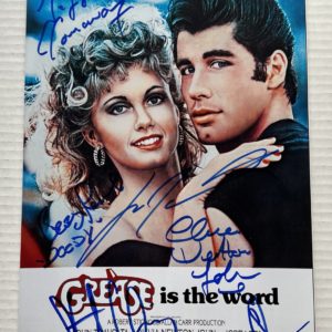 Grease cast autograph 8×12 photo Travolta Olivia Newton-John Prime Autographs - Top Celebrity Signatures Celebrity Signatures