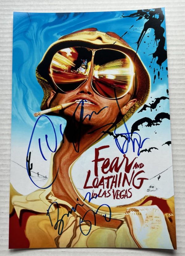 Fear and Loathing in Las Vegas cast autograph 8×12 Depp Prime Autographs - Top Celebrity Signatures Celebrity Signatures