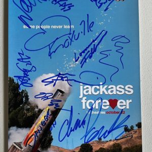 Jackass Forever cast autograph 8×12 photo Knoxville Steve-O Prime Autographs - Top Celebrity Signatures Celebrity Signatures