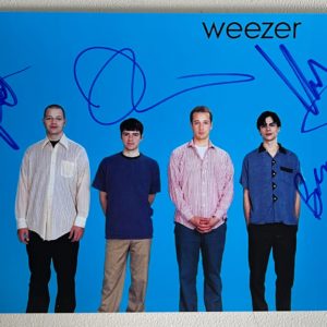 Weezer band signed autographed 8×12 photo Blue Album Rivers Cuomo autographs Prime Autographs - Top Celebrity Signatures Celebrity Signatures