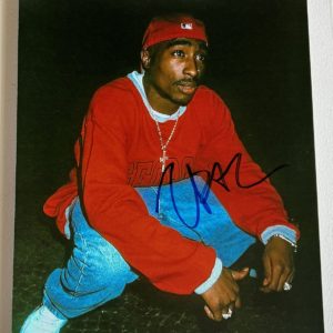 2pac Tupac Shakur signed autographed 8×10 vintage photo THUG LIFE autographs Prime Autographs - Top Celebrity Signatures Celebrity Signatures