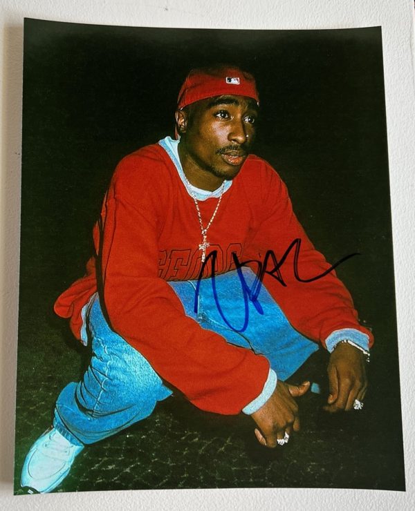 2pac Tupac Shakur signed autographed 8×10 vintage photo THUG LIFE autographs Prime Autographs - Top Celebrity Signatures Celebrity Signatures