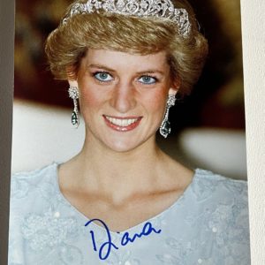 Princess Diana of Wales signed autograph 8×12 photo Royalty Prime Autographs - Top Celebrity Signatures Celebrity Signatures