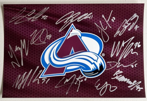 Colorado Avalanche signed photo photo MacKinnon Makar Kadri Prime Autographs - Top Celebrity Signatures Celebrity Signatures