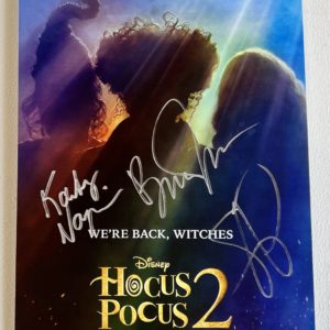 Hocus Pocus 2 cast autographed 8×12 photo Midler Parker Prime Autographs - Top Celebrity Signatures Celebrity Signatures