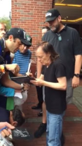acdc ac dc angus young autographs signed autographed photo photograph for sale w805 o