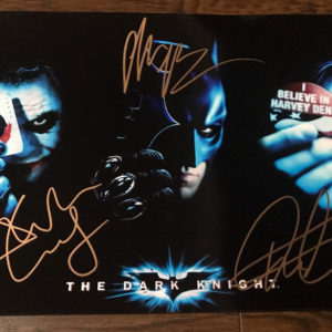 The Dark Knight Heath Ledger cast signed autographed photo Prime Autographs - Top Celebrity Signatures Celebrity Signatures