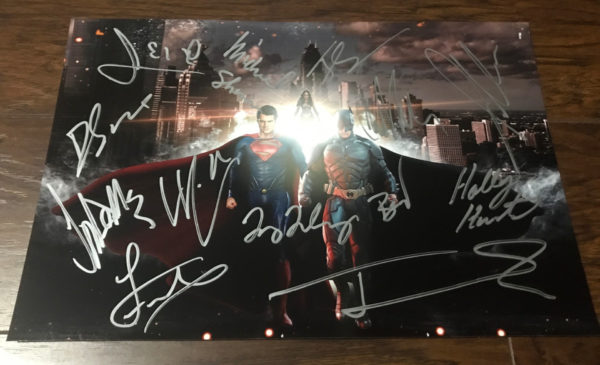 Batman Vs Superman cast signed autographed photo Ben Affleck Prime Autographs - Top Celebrity Signatures Celebrity Signatures