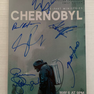 Chernobyl cast signed photo Jared Harris Emily Watson Prime Autographs - Top Celebrity Signatures Celebrity Signatures