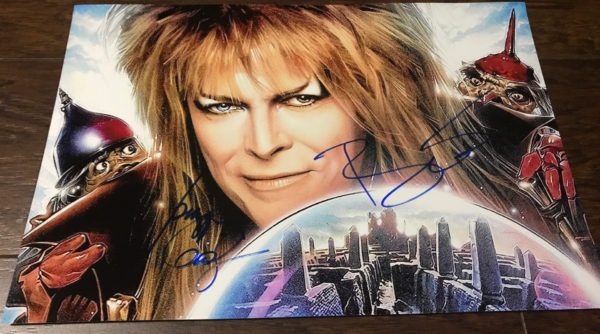 Labyrinth David Bowie Jennifer Connelly signed 8×12 photo Prime Autographs - Top Celebrity Signatures Celebrity Signatures
