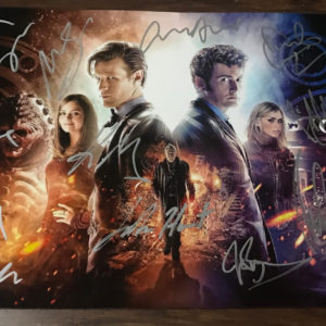 Doctor Who cast signed autographed 8×12 photo Matt Smith Prime Autographs - Top Celebrity Signatures Celebrity Signatures