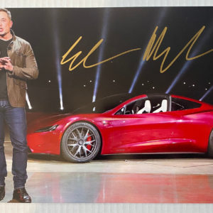 Elon Musk signed autograph 8×12 TESLA SpaceX CEO photograph Prime Autographs - Top Celebrity Signatures Celebrity Signatures