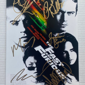 The Fast and the Furious cast signed autograph photo Walker Prime Autographs - Top Celebrity Signatures Celebrity Signatures