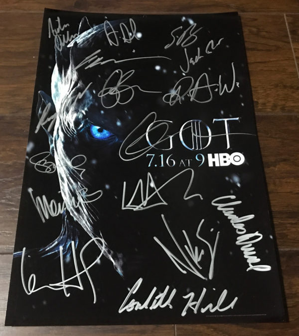 Game of Thrones cast signed autographed photo Kit Harington Prime Autographs - Top Celebrity Signatures Celebrity Signatures