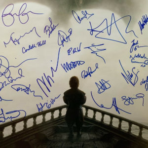 Game of Thrones cast signed 36×24 poster Harington Clarke Prime Autographs - Top Celebrity Signatures Celebrity Signatures