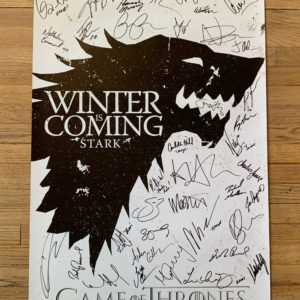 Game of Thrones cast signed 36×24 poster Peter Dinklage Prime Autographs - Top Celebrity Signatures Celebrity Signatures