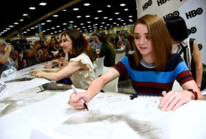 game of thrones autographs maisie williams nikolai coster waldau autographed for sale w630 o 2