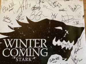 game of thrones autographs peter dinklage emilia clarke signed autographed poster photo for sale w1920 o
