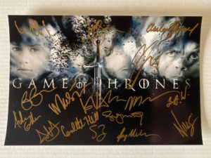 game of thrones kit harington peter dinklage autographs signed autographed photo photograph for sale w1920 o