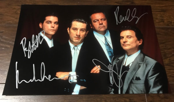 Goodfellas cast signed autographed photo Deniro Pesci Liotta Prime Autographs - Top Celebrity Signatures Celebrity Signatures