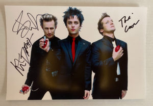 green day billie joe armstrong signed autographed photo autographs for sale w1920 o