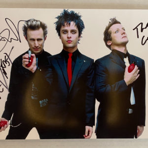 Green Day band signed autographed 8×12 photo photograph Billie Joe Armstrong autographs Prime Autographs - Top Celebrity Signatures Celebrity Signatures