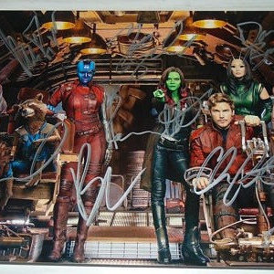 Guardians of the Galaxy cast signed autographed photo Pratt Prime Autographs - Top Celebrity Signatures Celebrity Signatures