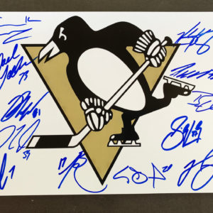 Pittsburgh Penguins team signed autograph 8×12 photo Crosby Prime Autographs - Top Celebrity Signatures Celebrity Signatures