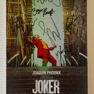 JOKER 2019 cast signed autographed 8×12 photo Phoenix Deniro Prime Autographs - Top Celebrity Signatures Celebrity Signatures