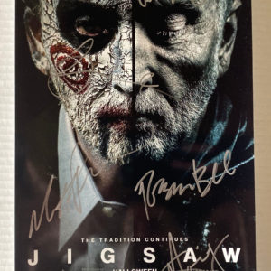 Jigsaw cast signed autographed 8×12 photo Bell Matt Passmore Prime Autographs - Top Celebrity Signatures Celebrity Signatures