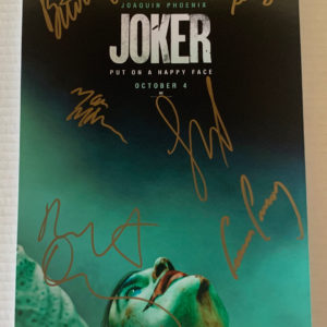 JOKER 2019 cast signed autographed 8×12 photo Phoenix Deniro Prime Autographs - Top Celebrity Signatures Celebrity Signatures