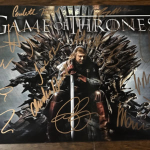 Game of Thrones cast signed autographed 8×12 Peter Dinklage Prime Autographs - Top Celebrity Signatures Celebrity Signatures
