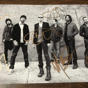 Linkin Park Chester Bennington band signed autographed 8×12 photo autographs Prime Autographs - Top Celebrity Signatures Celebrity Signatures
