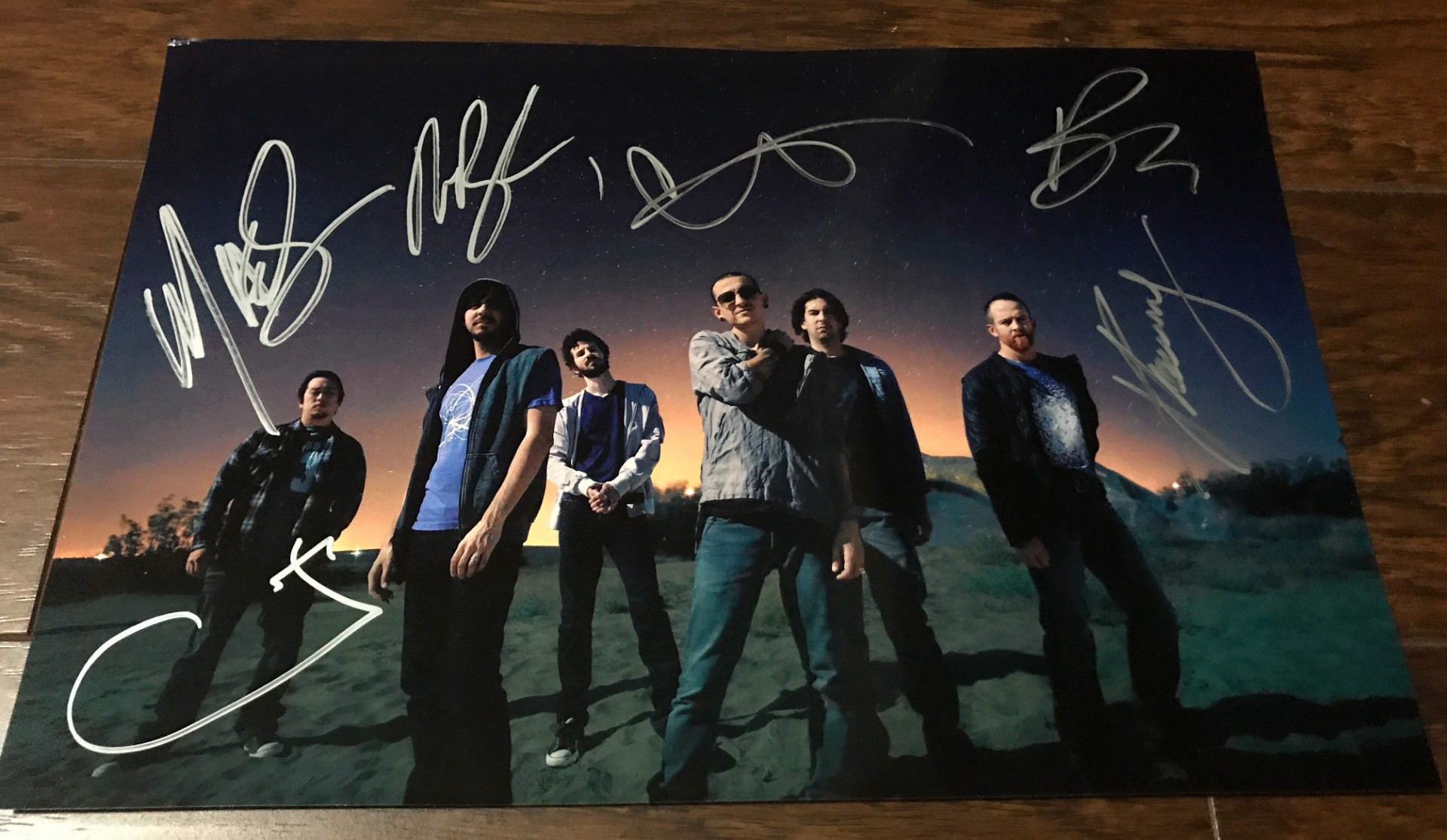 linkin park chester bennington signed autographed photo photograph ...