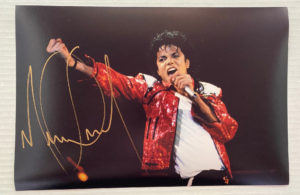 michael jackson signed autographed photo photograph autographs for sale w1920 o