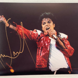 Michael Jackson signed autographed 8×12 photograph photo thriller autographs King of Pop Prime Autographs - Top Celebrity Signatures Celebrity Signatures