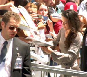 michelle rodriguez signing autographs prime autographed memorabilia w1221 o
