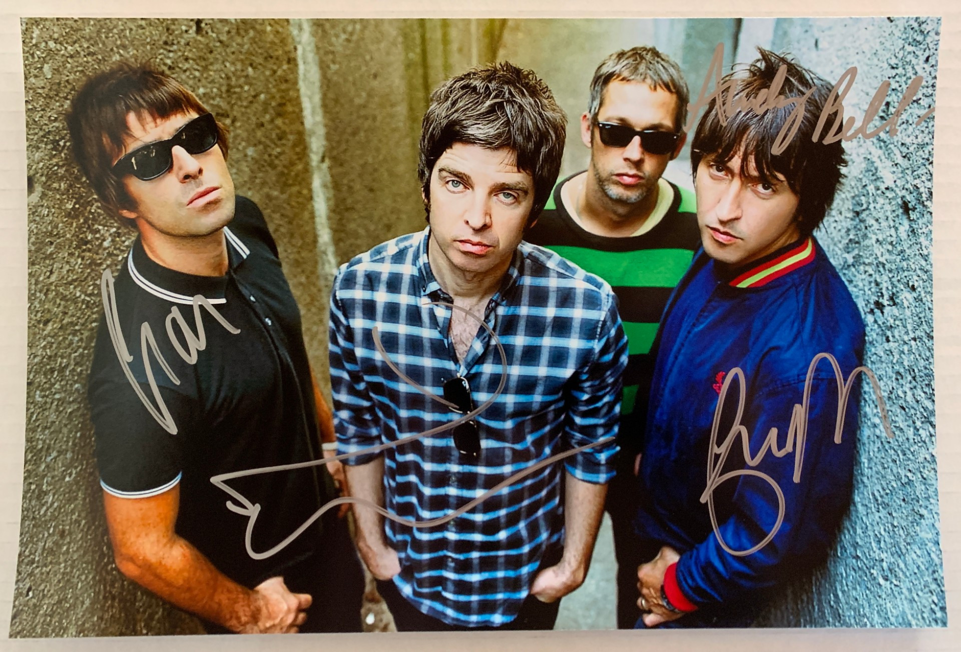 Oasis signed autographed 8x12 photo Liam Noel Gallagher autographs  photograph