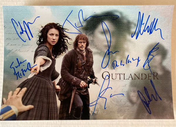 Outlander cast signed autographed 8×12 photo Sam Heughan Prime Autographs - Top Celebrity Signatures Celebrity Signatures