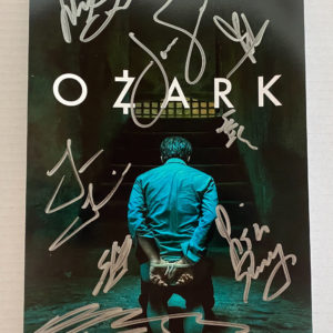 Ozark cast signed 8×12 photo Jason Batemen Laura Linney Prime Autographs - Top Celebrity Signatures Celebrity Signatures